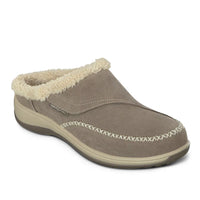 Women's Orthofeet Charlotte in Taupe. Sku: S735-D