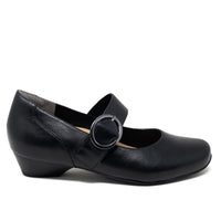 Women's Ziera Candy-W in Black Leather. Sku: ZR10949BLALE